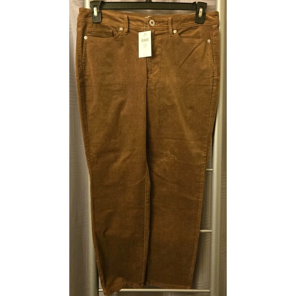 J. Jill Corduroy Pants Womens‎ 10 Petite Nutmeg Mid Rise Stretch 31x26.5 NWT